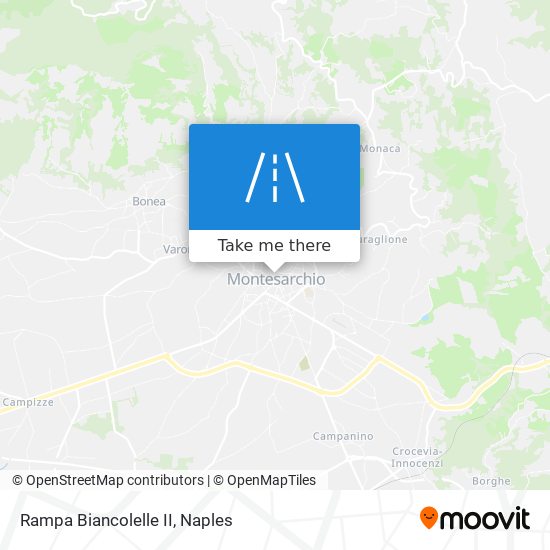 Rampa Biancolelle II map