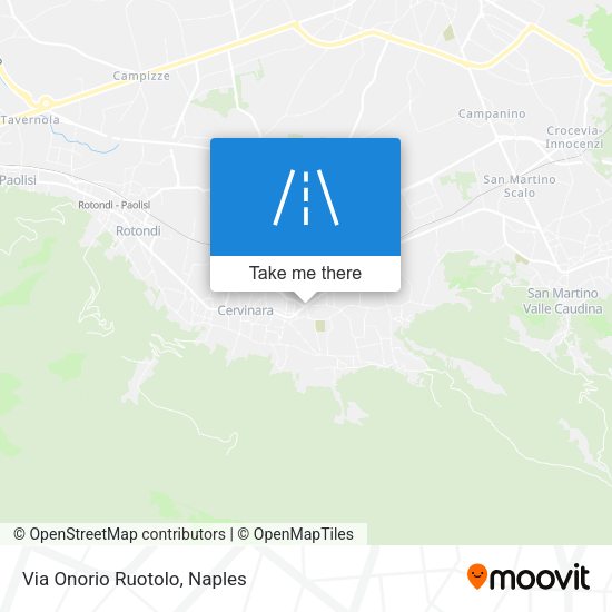 Via Onorio Ruotolo map