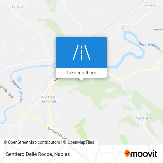 Sentiero Delle Rocce map