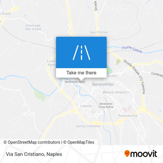 Via San Cristiano map