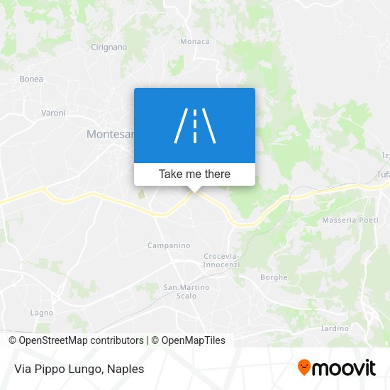 Via Pippo Lungo map