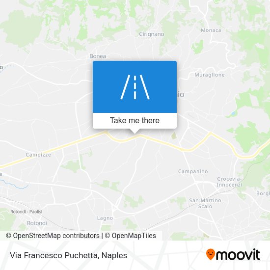 Via Francesco Puchetta map