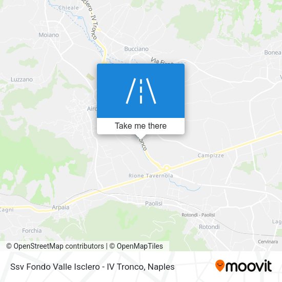 Ssv Fondo Valle Isclero - IV Tronco map