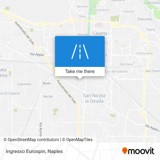 Ingresso Eurospin map