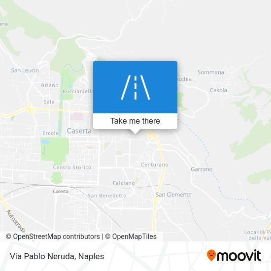 Via Pablo Neruda map
