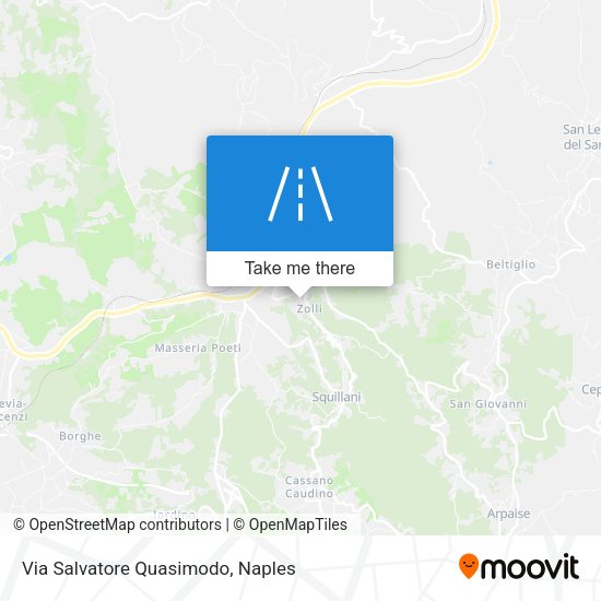 Via Salvatore Quasimodo map