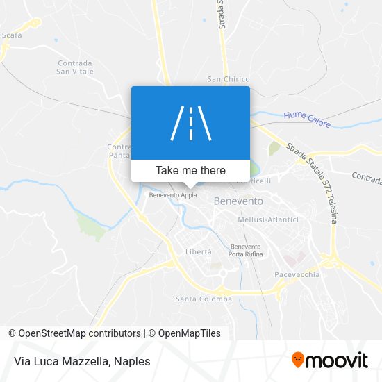 Via Luca Mazzella map