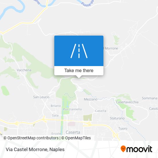 Via Castel Morrone map