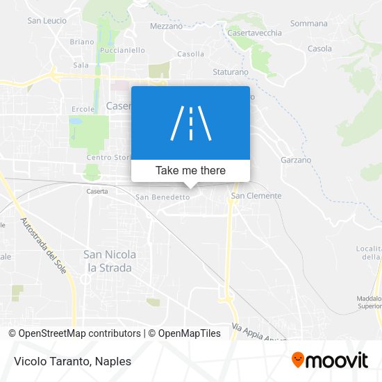 Vicolo Taranto map