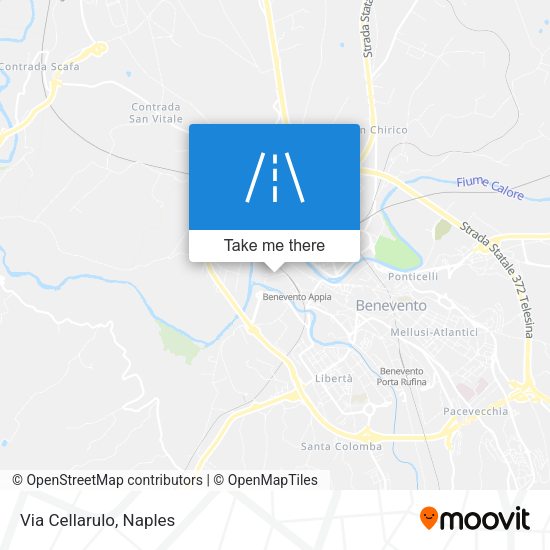 Via Cellarulo map