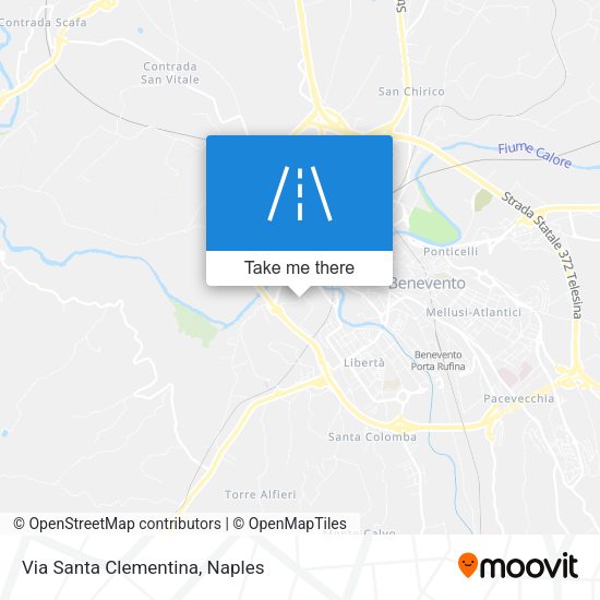 Via Santa Clementina map