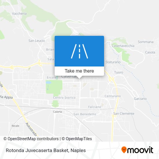 Rotonda Juvecaserta Basket map