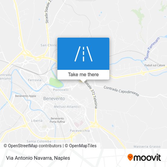 Via Antonio Navarra map