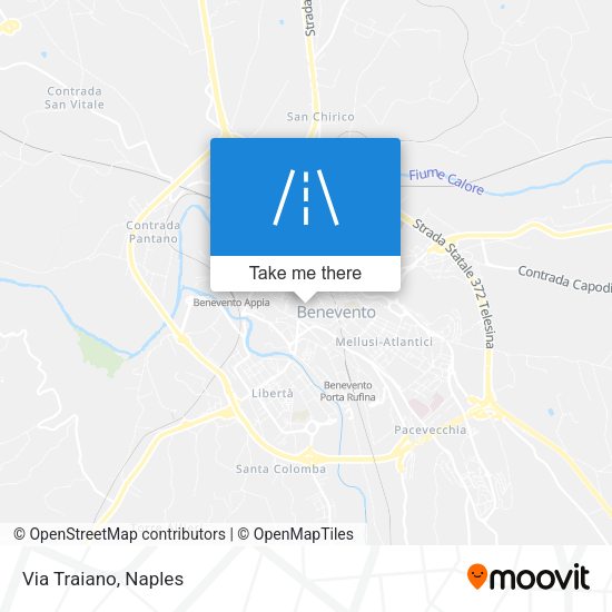 Via Traiano map