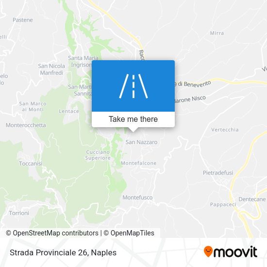 Strada Provinciale 26 map