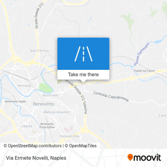 Via Ermete Novelli map