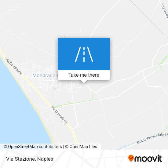 Via Stazione map