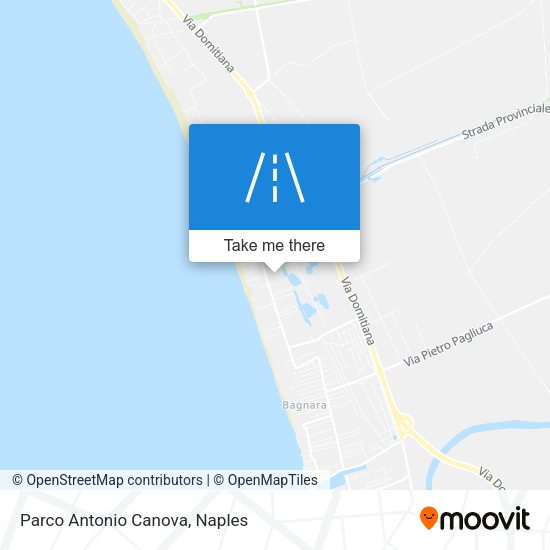 Parco Antonio Canova map