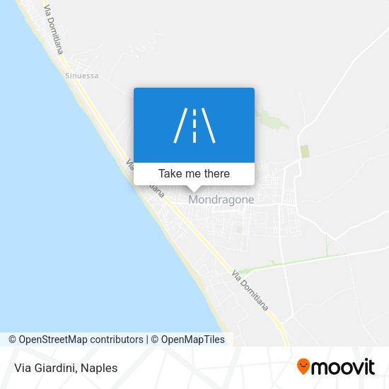Via Giardini map