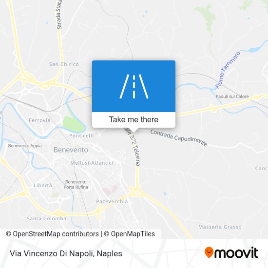 Via Vincenzo Di Napoli map