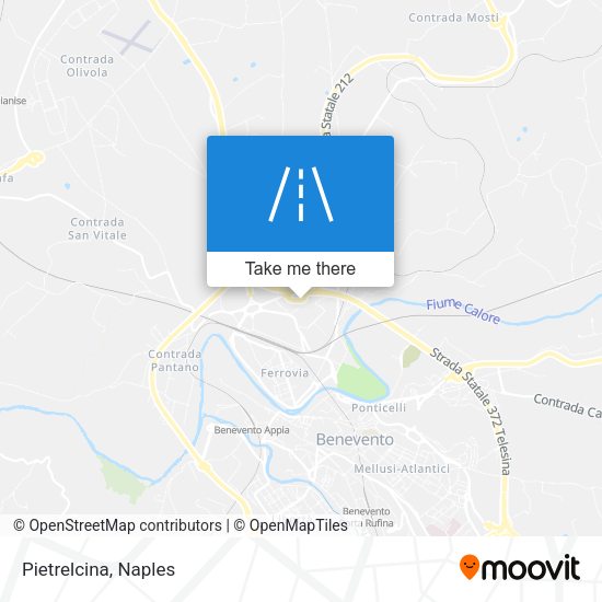 Pietrelcina map
