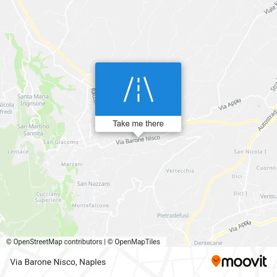 Via Barone Nisco map