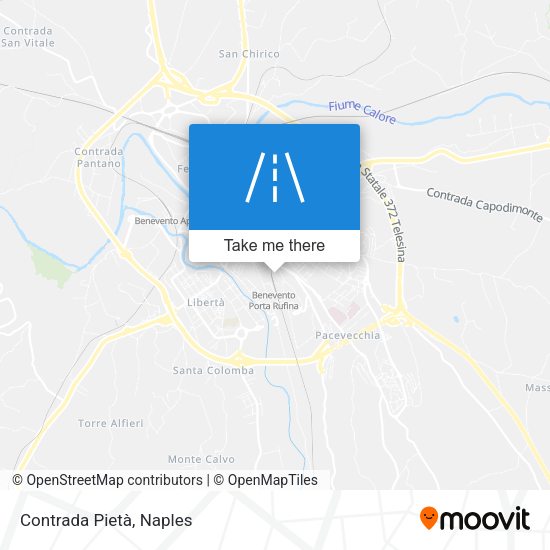 Contrada Pietà map