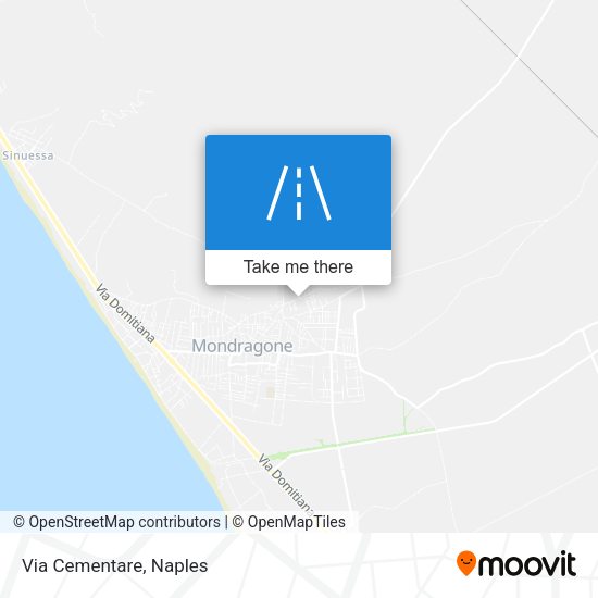 Via Cementare map