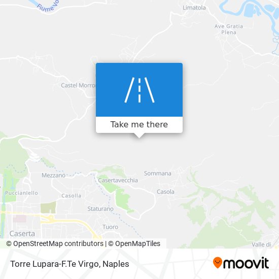 Torre Lupara-F.Te Virgo map