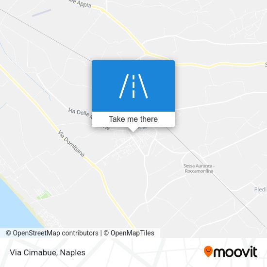 Via Cimabue map
