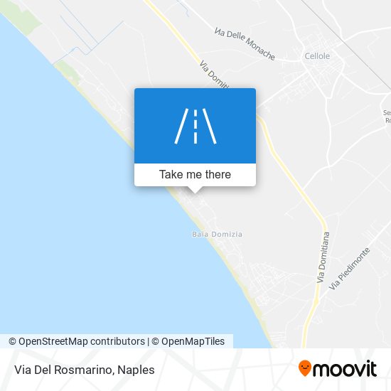 Via Del Rosmarino map