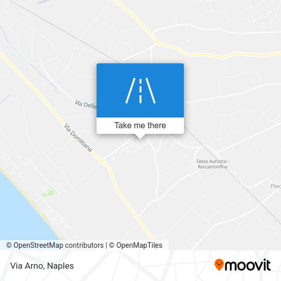 Via Arno map
