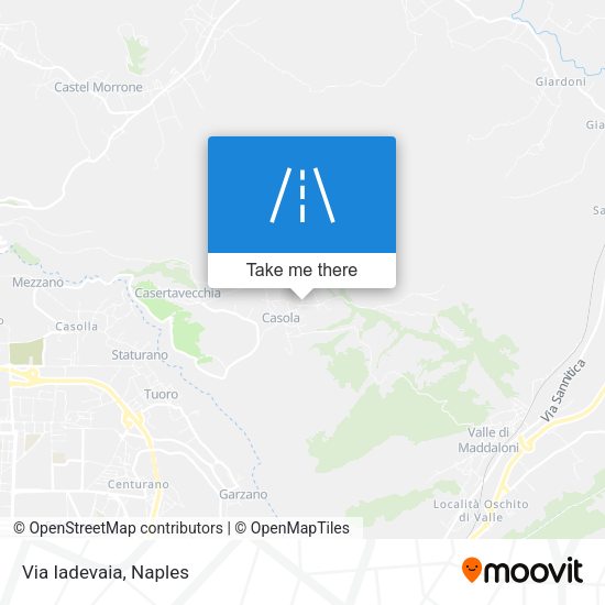 Via Iadevaia map