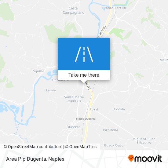 Area Pip Dugenta map