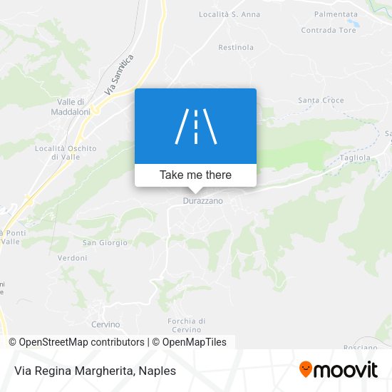 Via Regina Margherita map