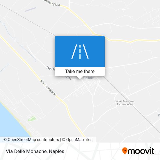 Via Delle Monache map