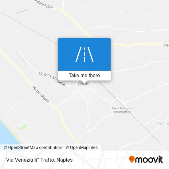 Via Venezia Ii° Tratto map