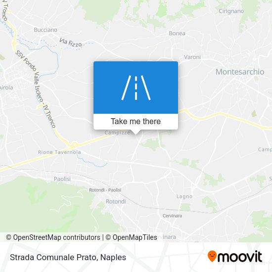 Strada Comunale Prato map