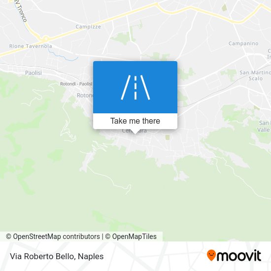 Via Roberto Bello map