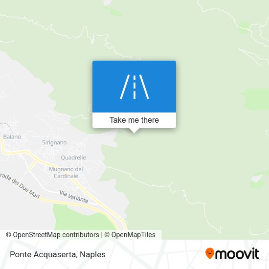 Ponte Acquaserta map