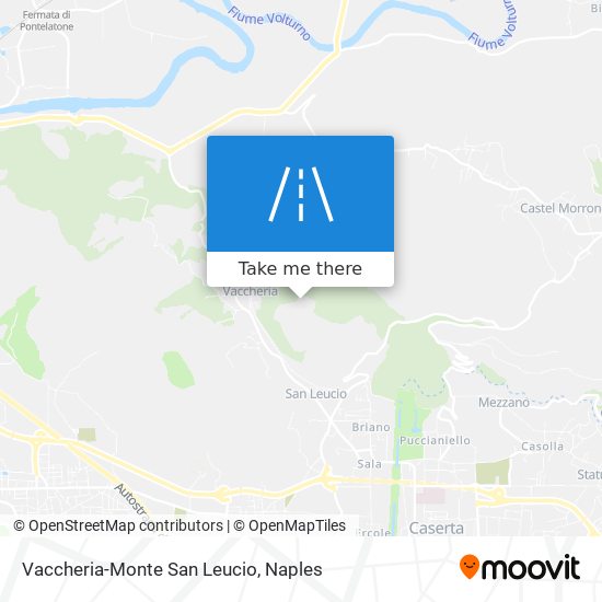 Vaccheria-Monte San Leucio map
