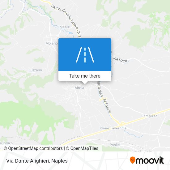 Via Dante Alighieri map