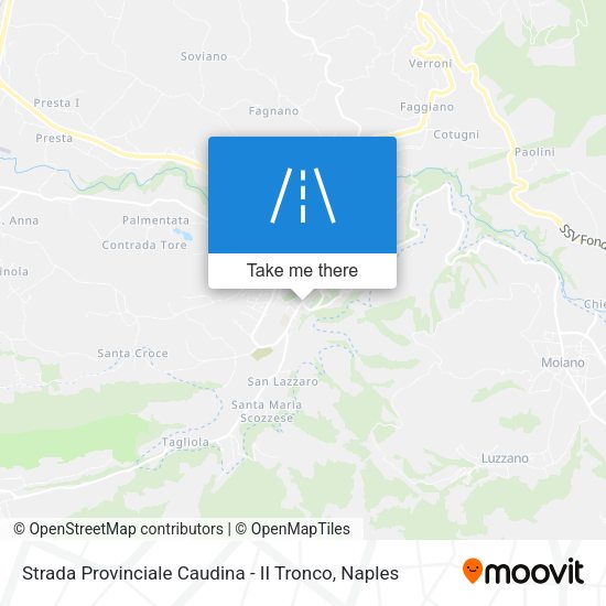 Strada Provinciale Caudina - II Tronco map