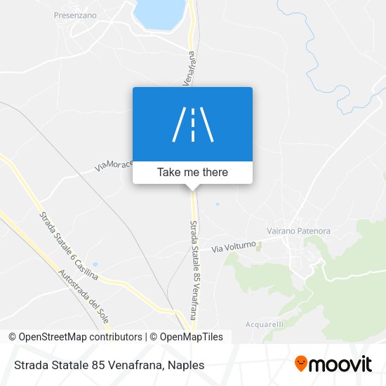 Strada Statale 85 Venafrana map