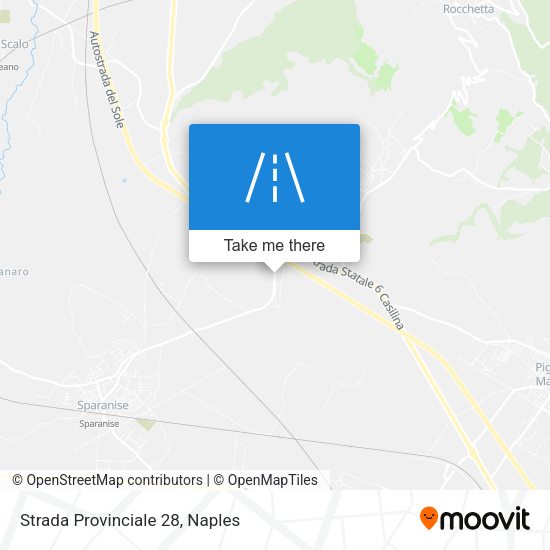 Strada Provinciale 28 map
