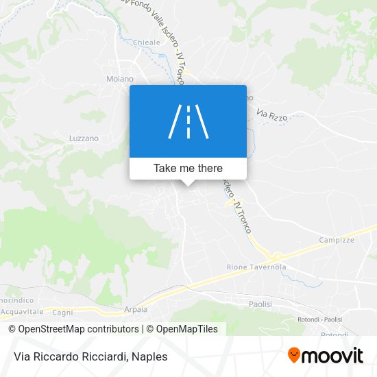 Via Riccardo Ricciardi map