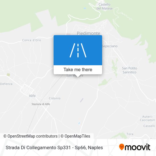 Strada Di Collegamento Sp331 - Sp66 map
