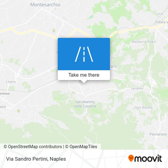 Via Sandro Pertini map