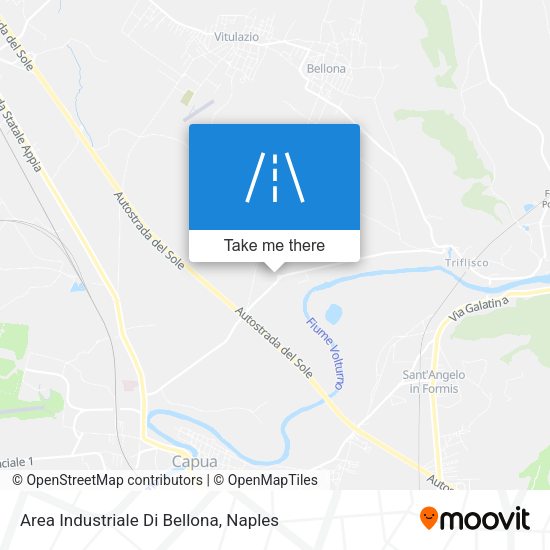 Area Industriale Di Bellona map