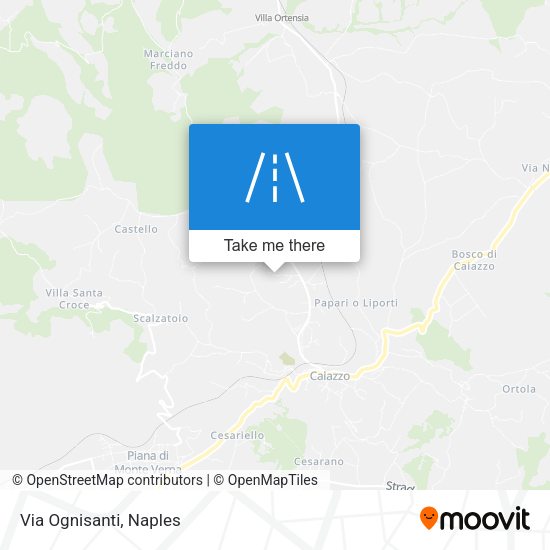 Via Ognisanti map